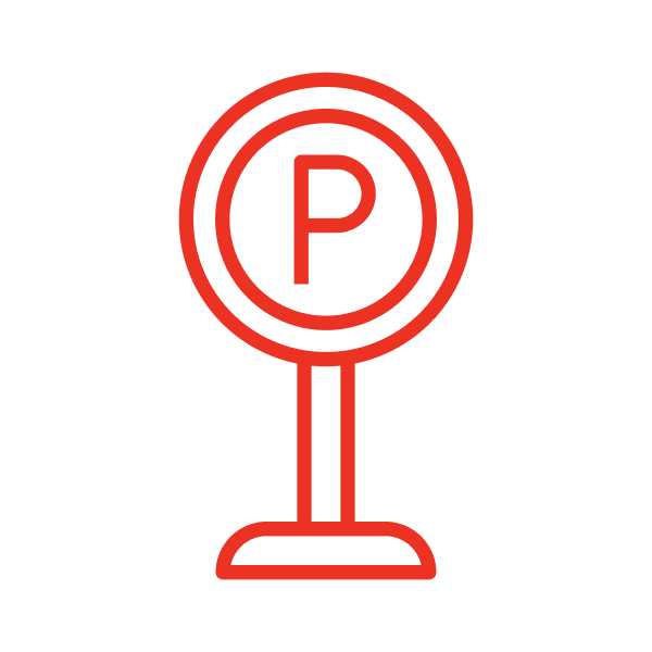parking sign icon